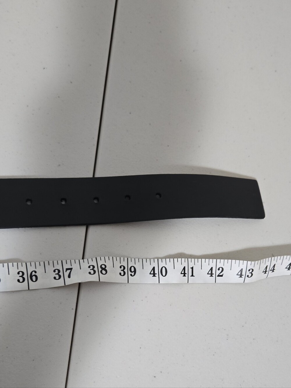 All Saints Black Genuine Leather Belt with Gold Buckle - Women's Size L - Picture 10 of 13